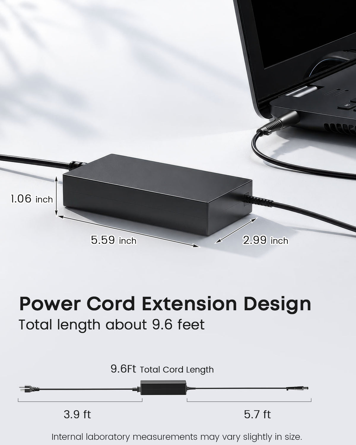 DONGERDI 120W power adapter for compatible HP Thunderbolt docks and laptops